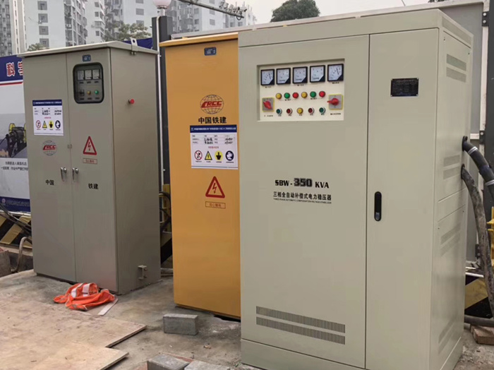 300KVA三相SBW-300KW大功率電力補償式隧道穩(wěn)壓器